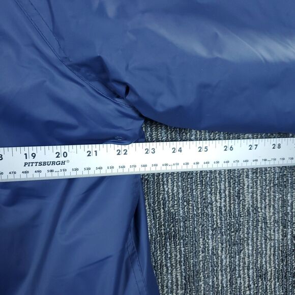 Sailmaker Vintage Plaid Parka Lining Blue Rain Coat, Size Large - Picture 13 of 15